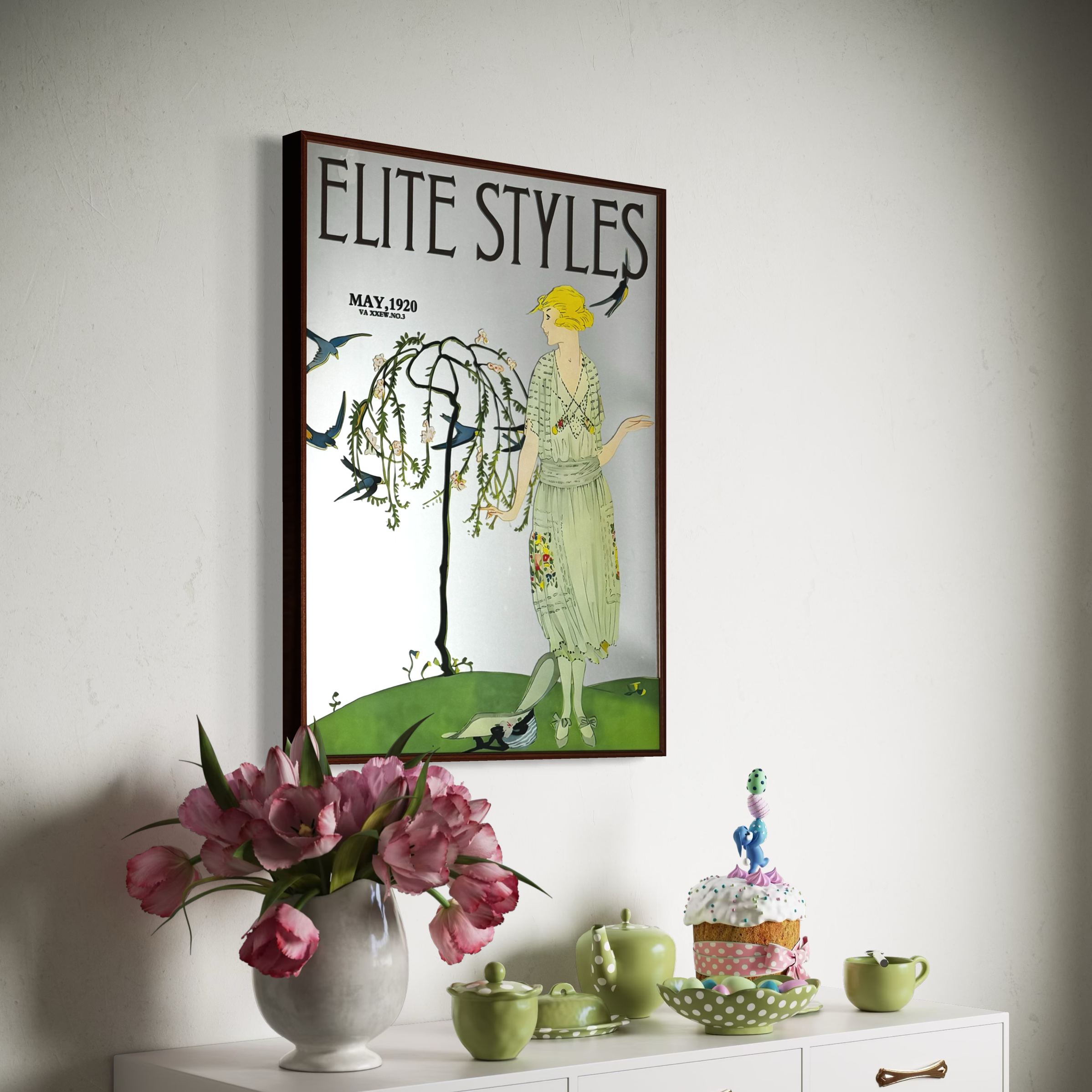 The Mirrored Muse-Garden Delight