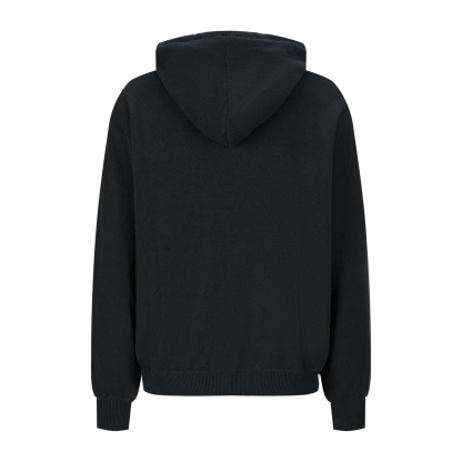 Prada毛巾刺繡針織帽衫