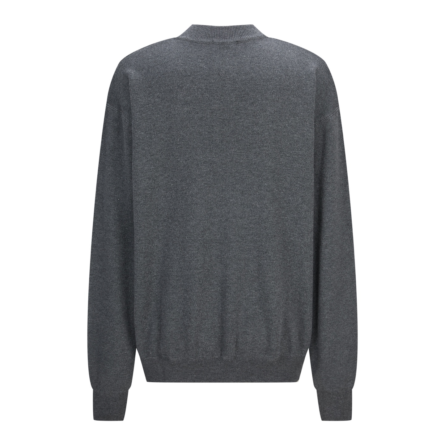 Prada毛巾刺繡針織毛衣灰