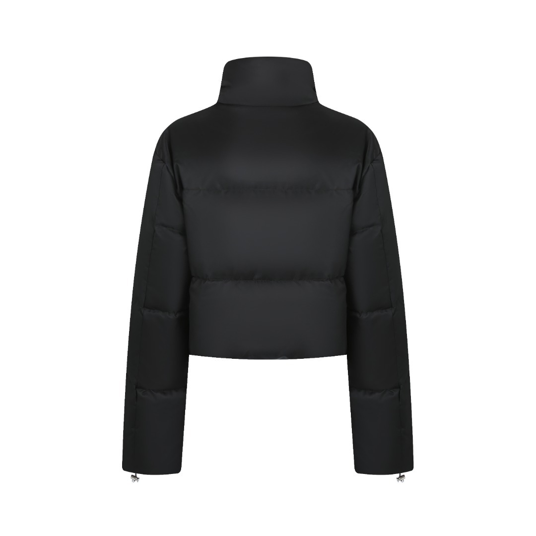 PRADA高腰立領羽絨服