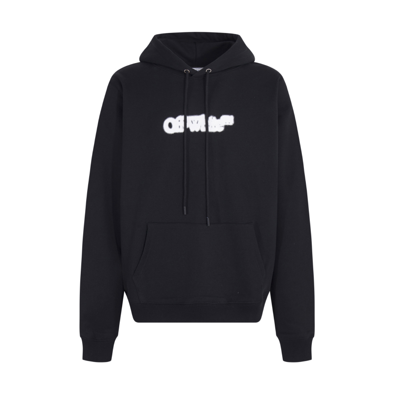 OFF-WHITE OW 模糊重疊箭頭連帽衛衣 帽衫