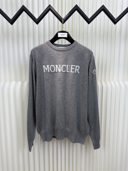 蒙口 MONCLER 提花圓領毛衣