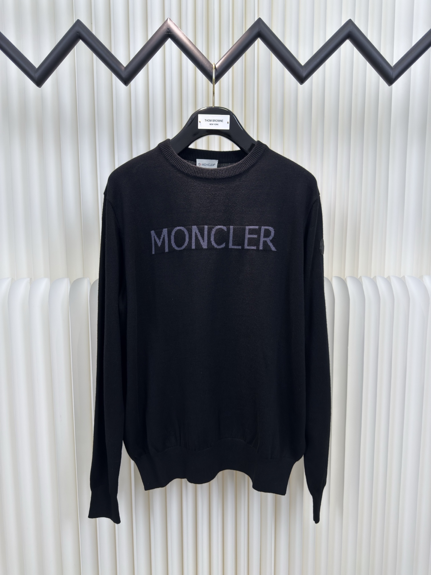 蒙口 MONCLER 提花圓領毛衣