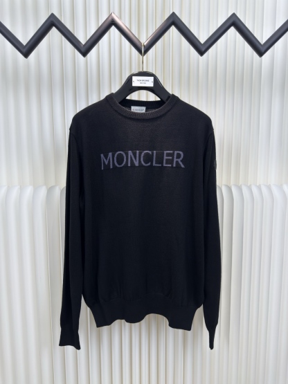 蒙口 MONCLER 提花圓領毛衣