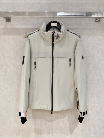 Moncler / 蒙口秋冬男裝 Praz 抽繩風帽短款羽絨夾克