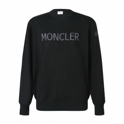 Moncler 字母標識圓領毛衣