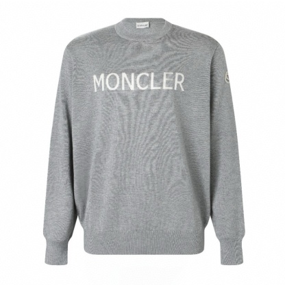 Moncler 字母標識圓領毛衣