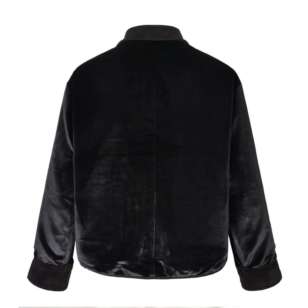 Miu Miu 24 秋冬系列丝绒拼接夹克外套