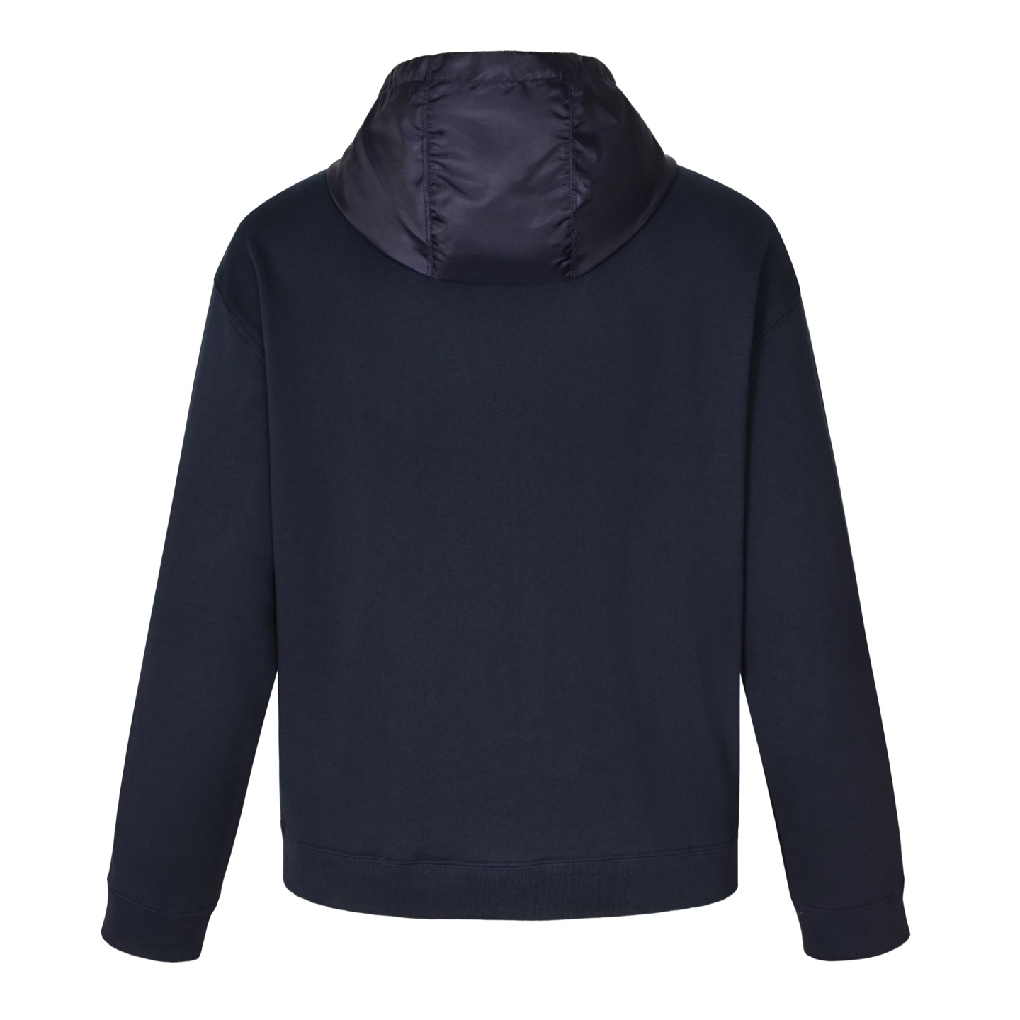 Miu Miu 尼龙拼接拉链连帽衫