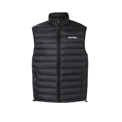 MIUMIU 飾刺繡羽絨馬甲