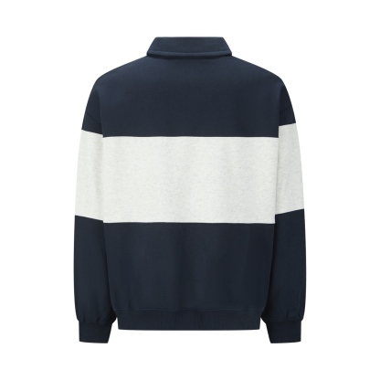 MiuMiu 刺繡徽標撞色 POLO 衫