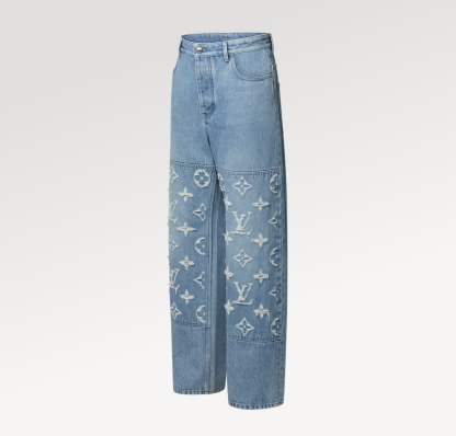 LV 滑板牛仔褲