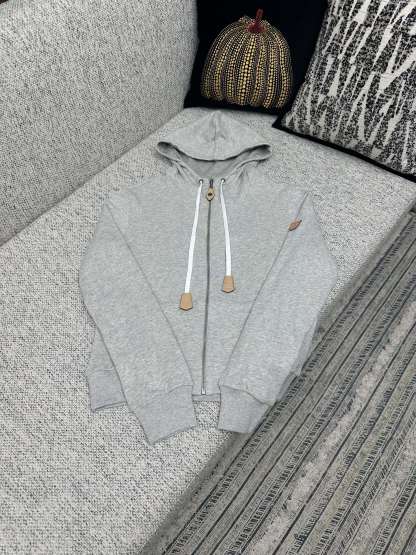 LV 25 春夏新款拉链连帽衫