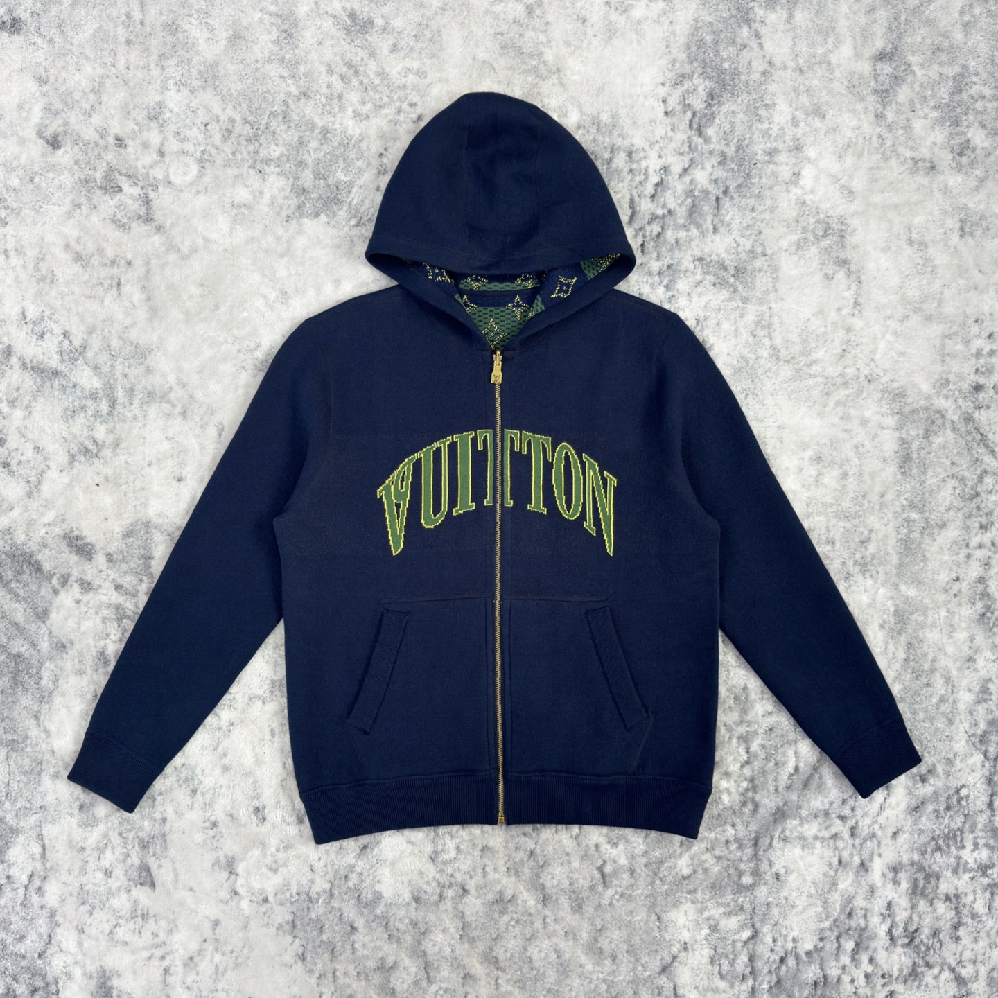 路易威登（LV）老花双面毛织外套