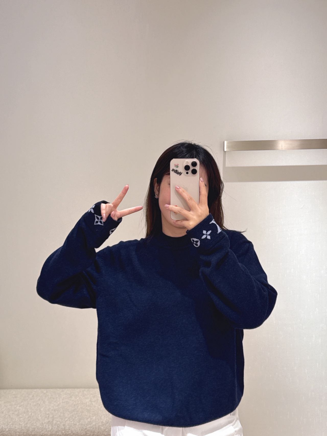 LV 提花毛織長袖