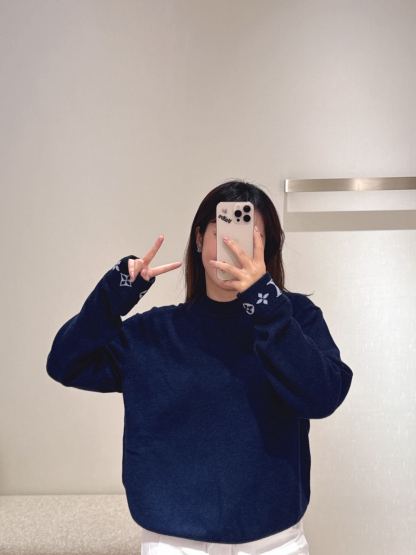 LV 提花毛織長袖