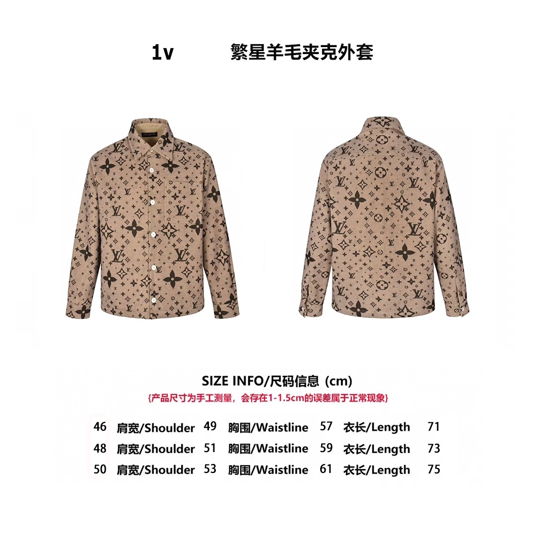 LV 24 秋冬繁星羊毛夾克外套