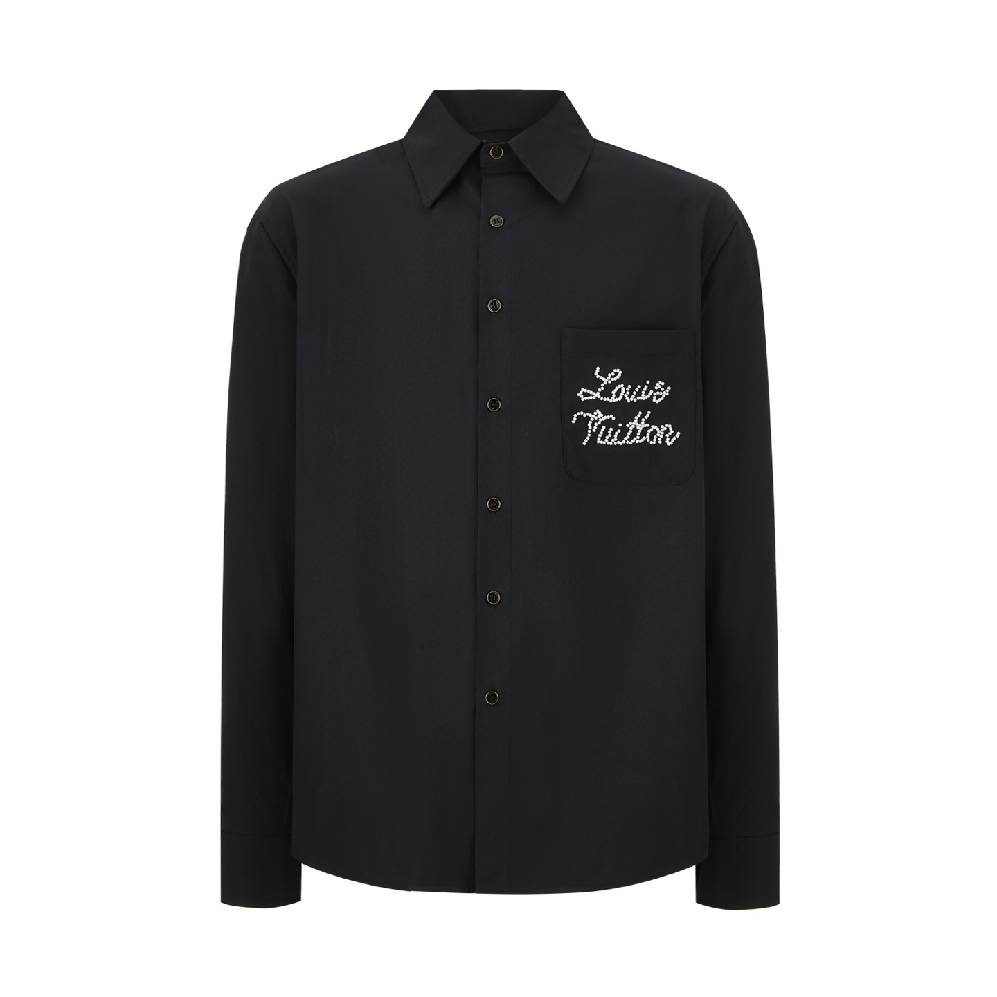 LOUIS VUITTON 刺繡串珠襯衫