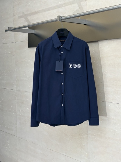 LV / 路易 25 秋冬新款 人像印花 Nigo 聯名長袖襯衫