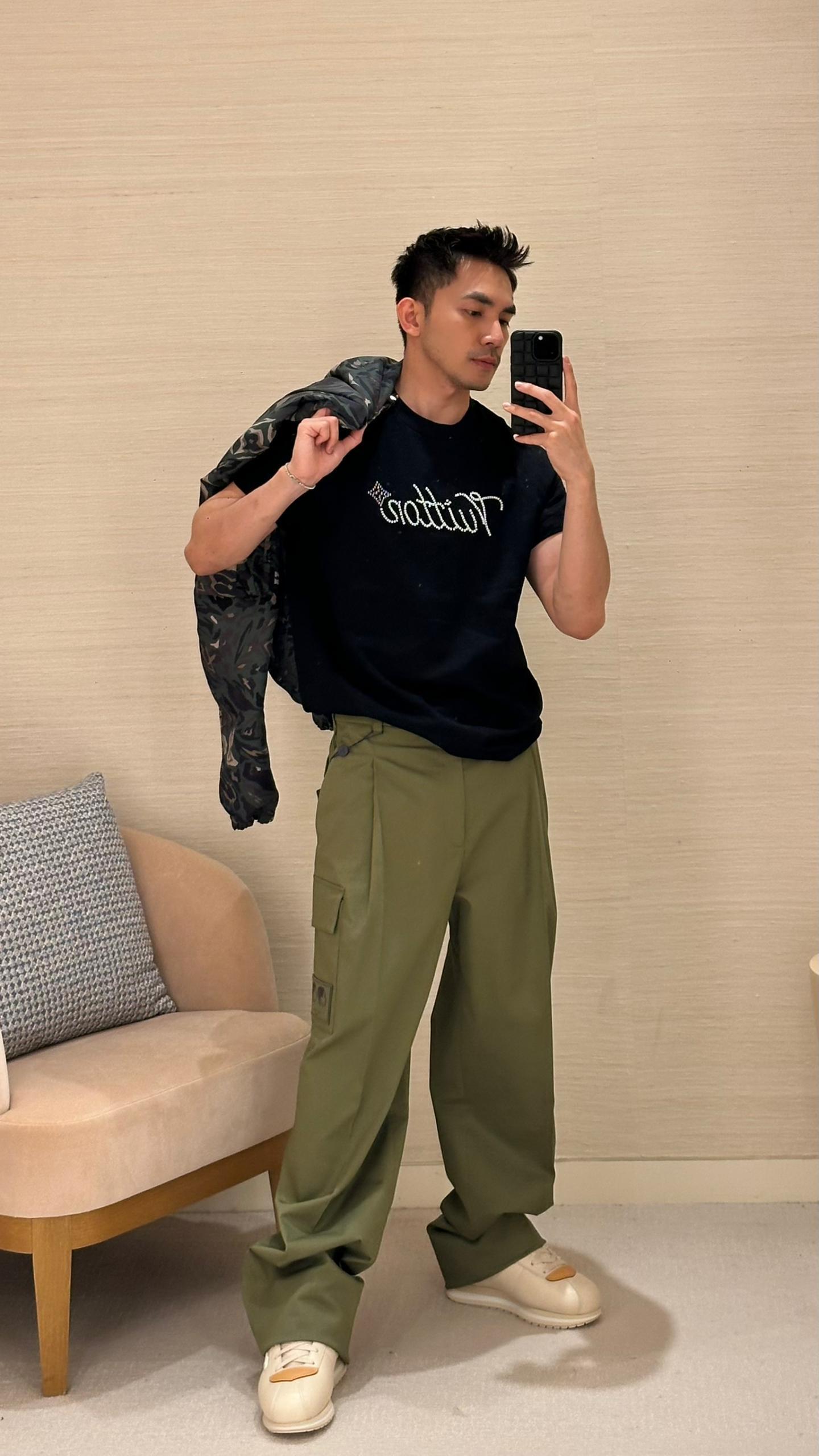 LV 聯名 Nigo 工裝長褲