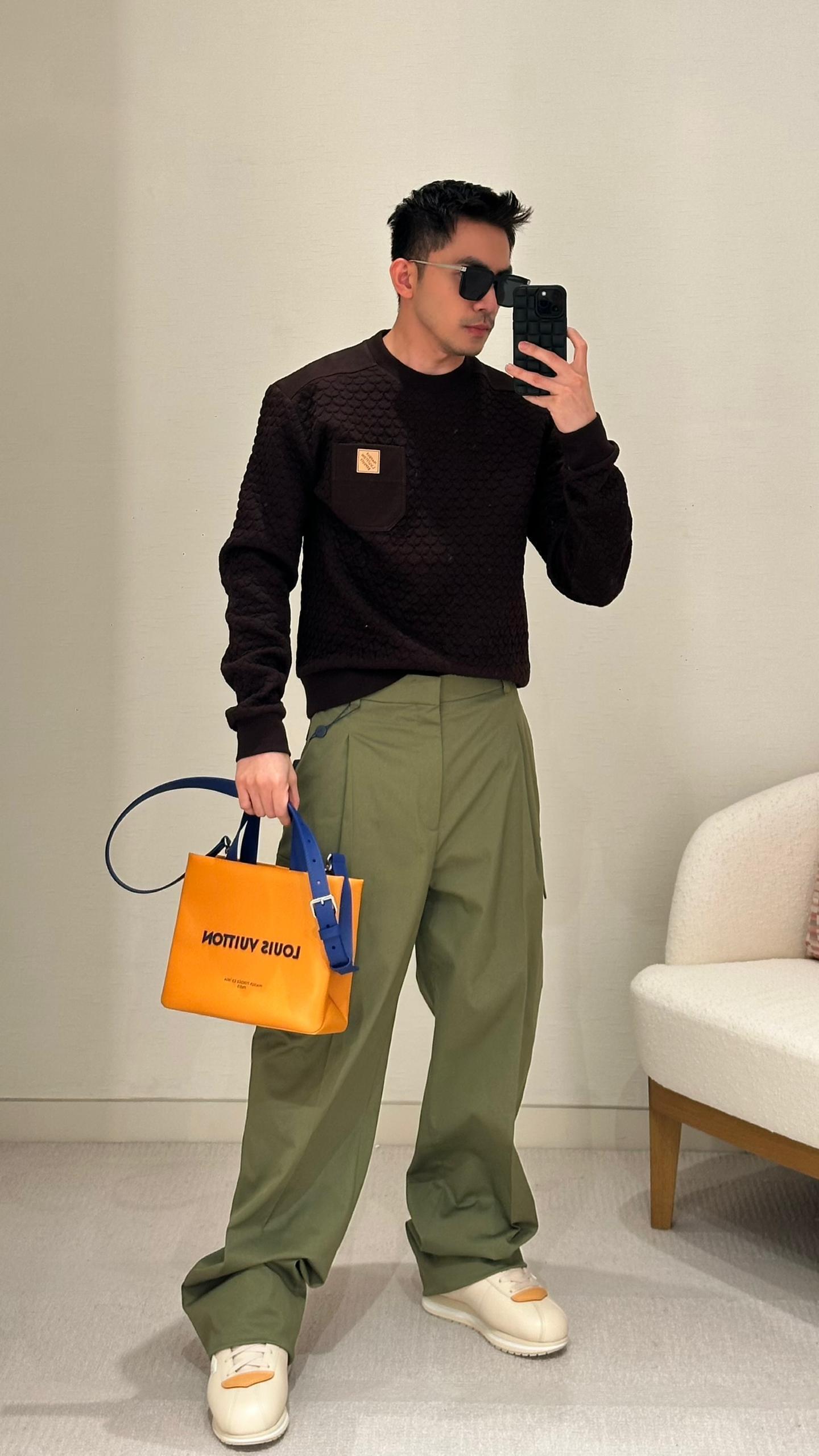 LV 聯名 Nigo 工裝長褲