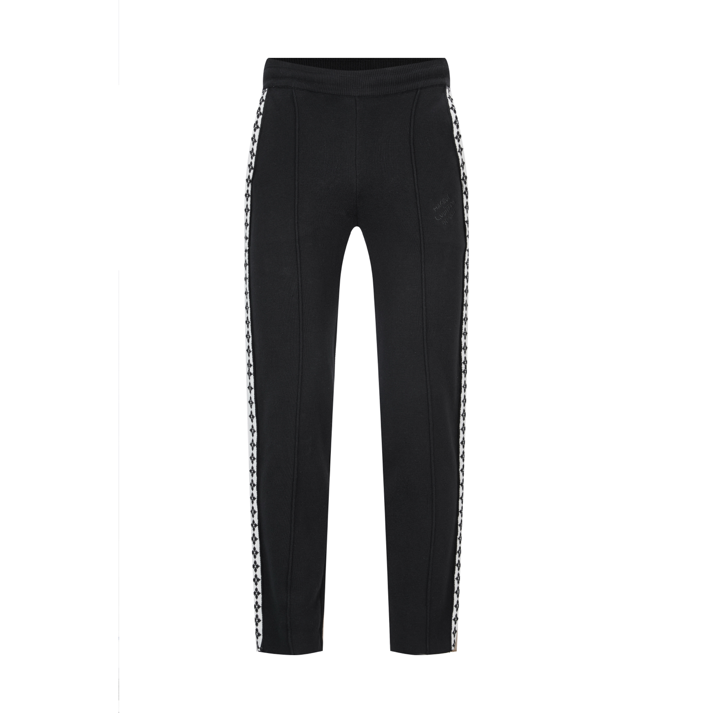 LOUIS VUITTON 學院風針織刺繡西褲