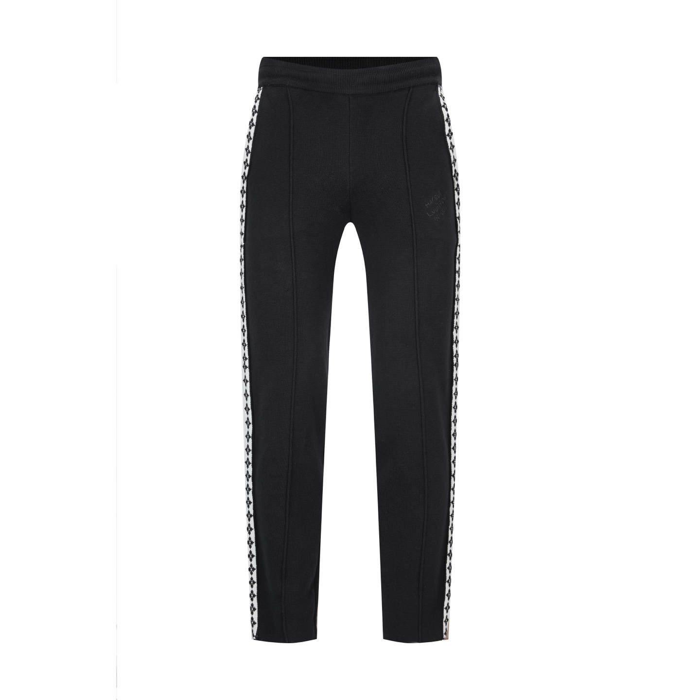 LOUIS VUITTON 學院風針織刺繡西褲