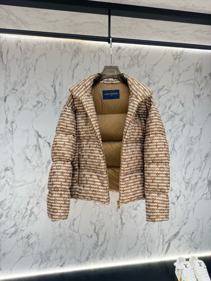 LV 頂級版本羽絨服 2025 最新款時尚設計師款羽絨外套