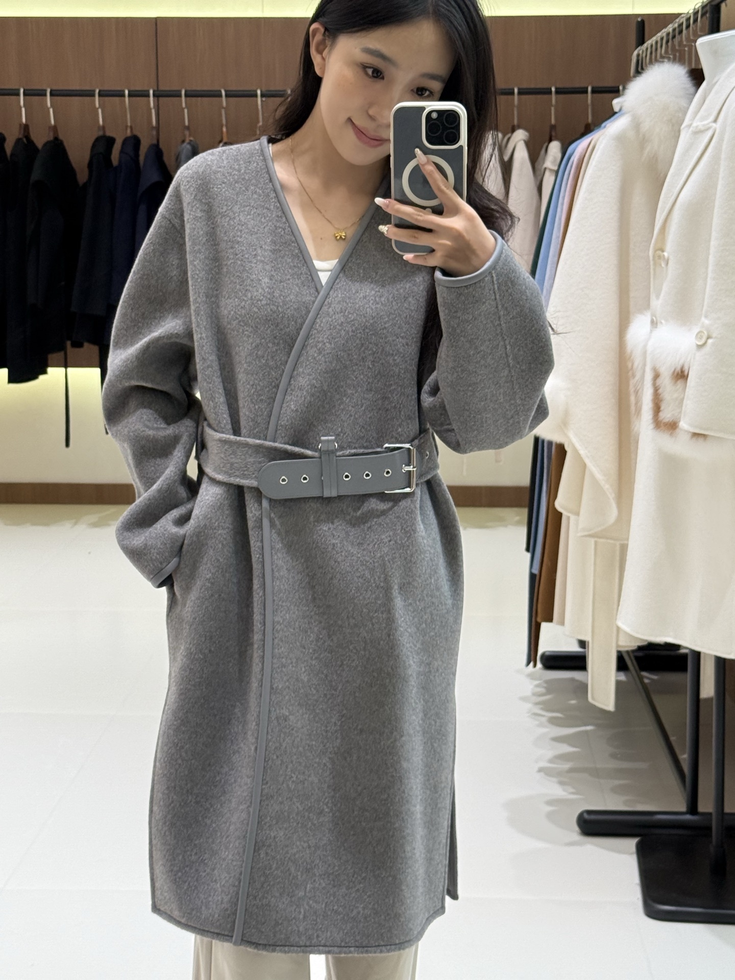 LV 同款羊絨大衣