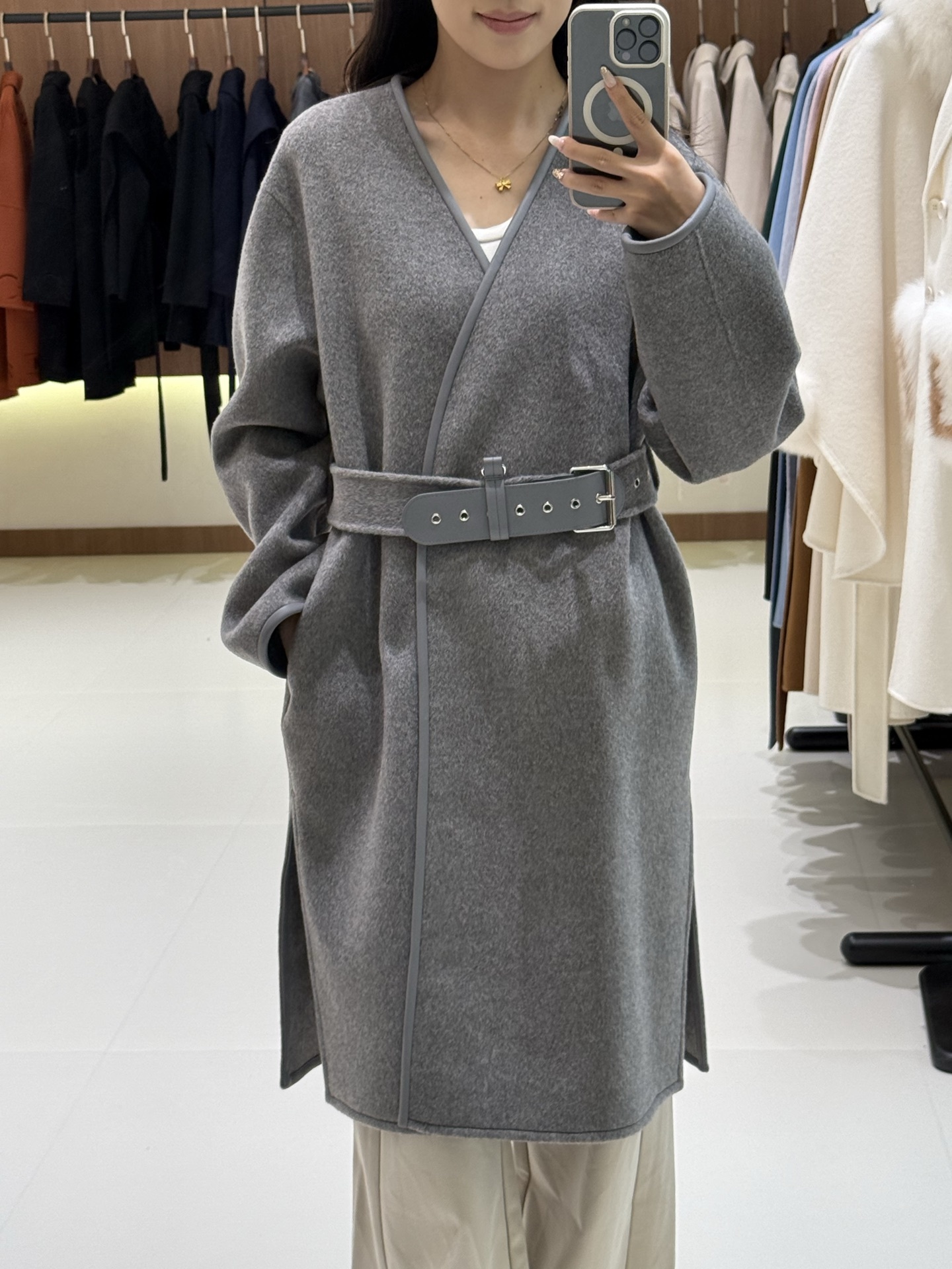 LV 同款羊絨大衣