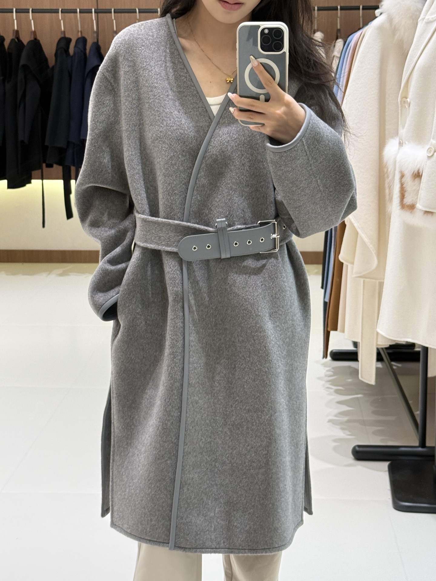 LV 同款羊絨大衣