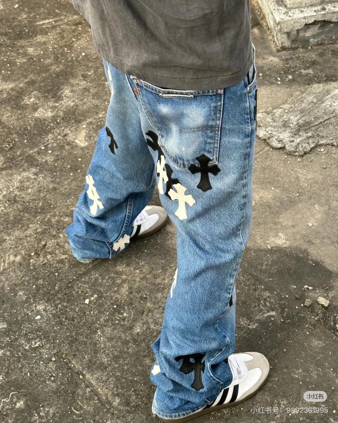 克羅心 25SS 夏季新款牛仔褲