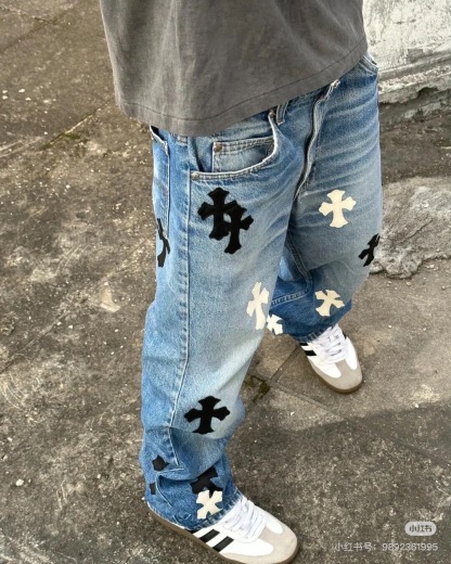 克羅心 25SS 夏季新款牛仔褲