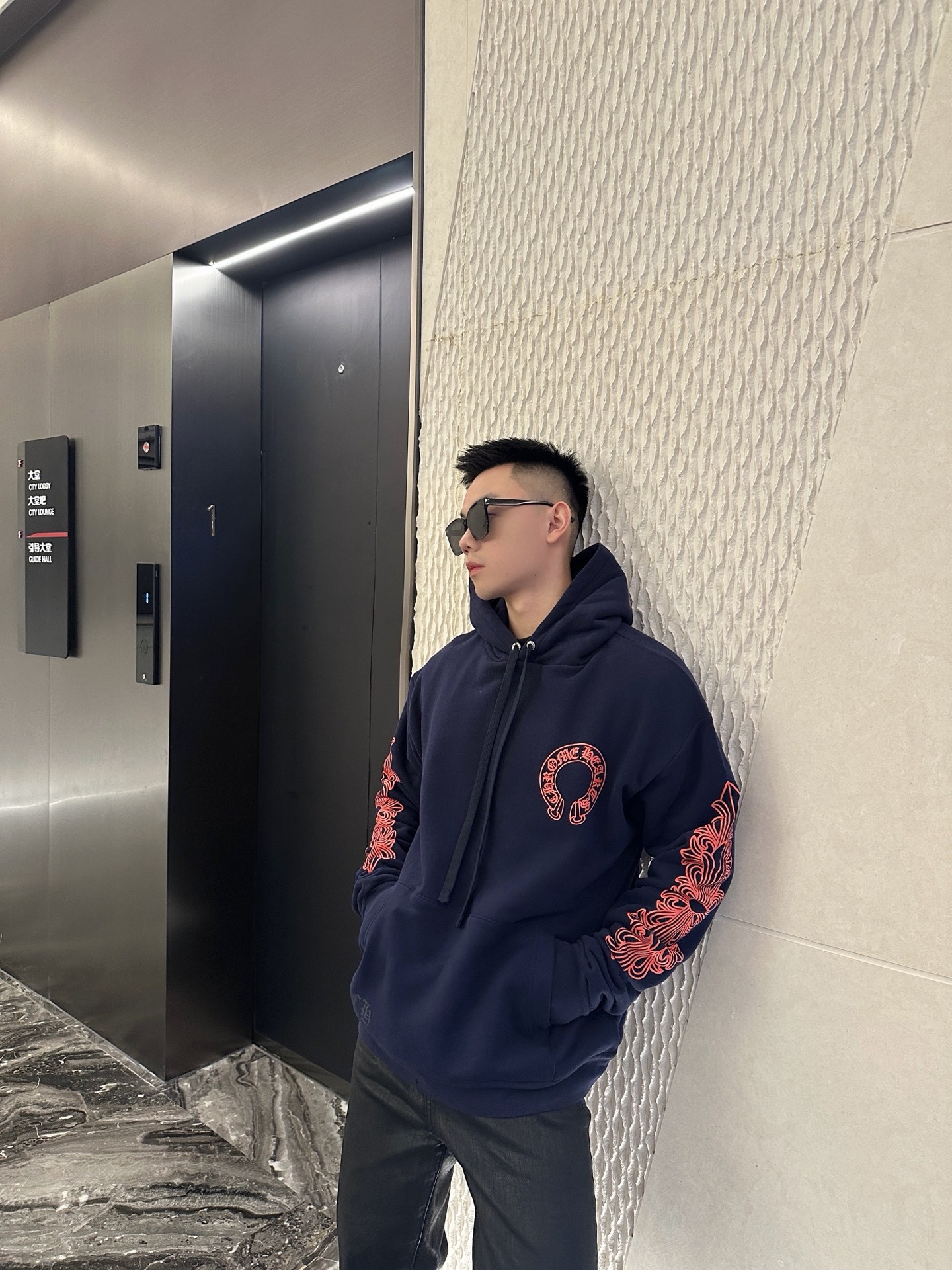 Chrome Hearts 馬蹄花連帽衛衣