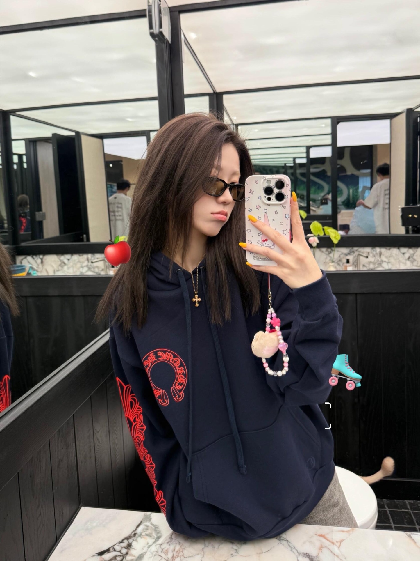 Chrome Hearts 馬蹄花連帽衛衣