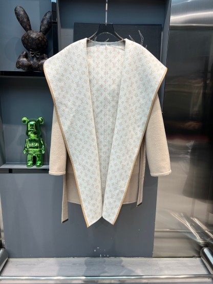 LV 駝色雙面穿大衣