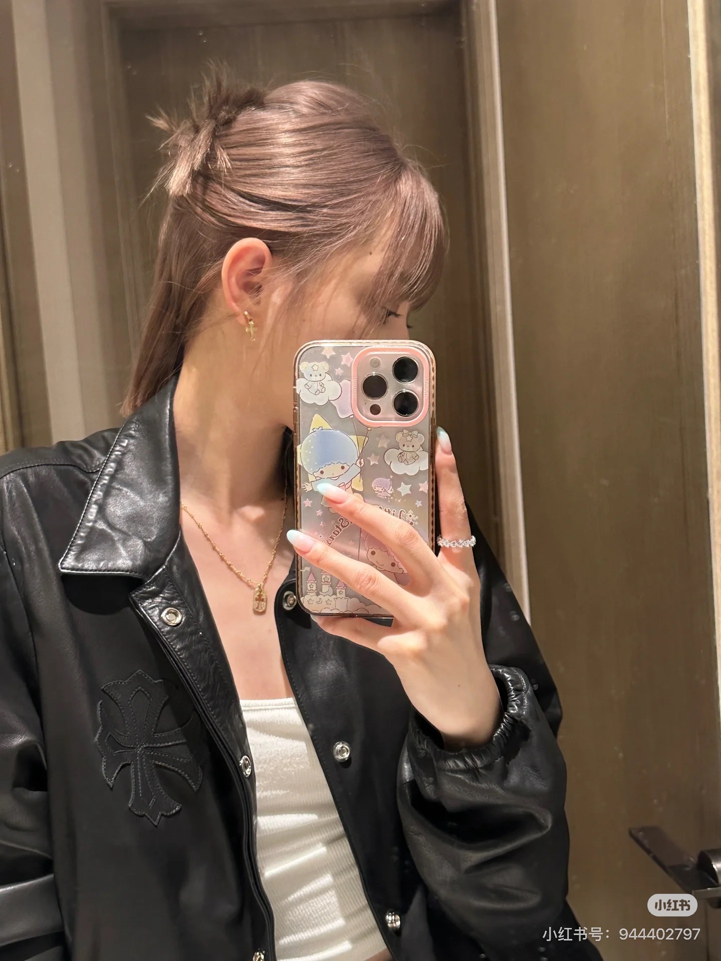 CH 克羅心十字架皮衣夾克