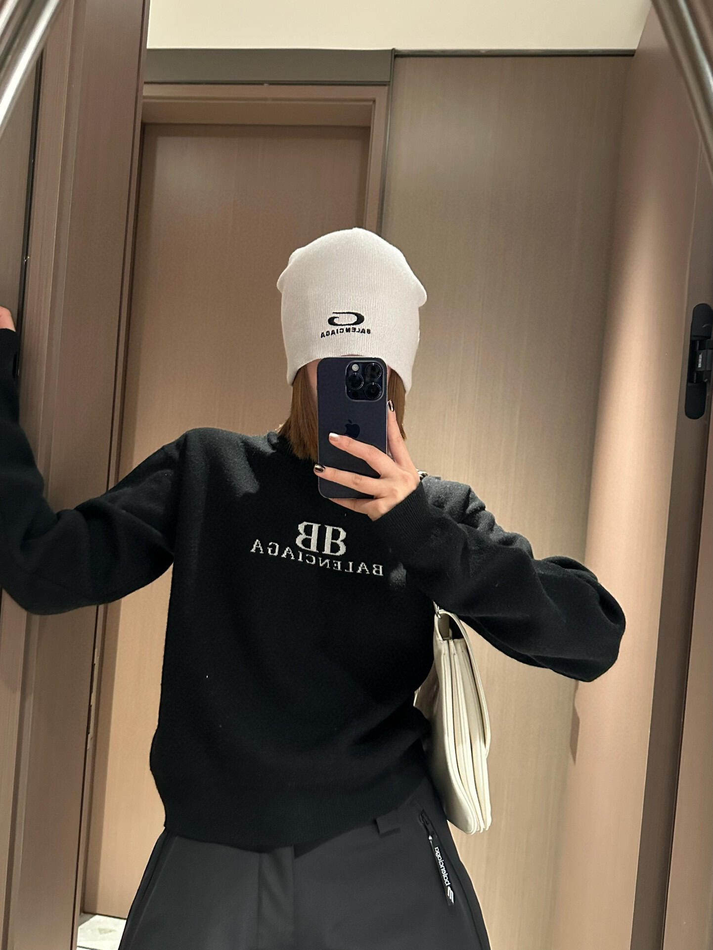 巴黎世家 Balenciaga 雙 B 提花針織長袖