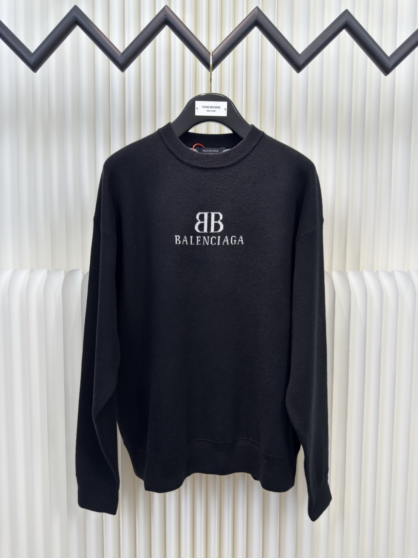 巴黎世家 Balenciaga 雙 B 提花針織長袖