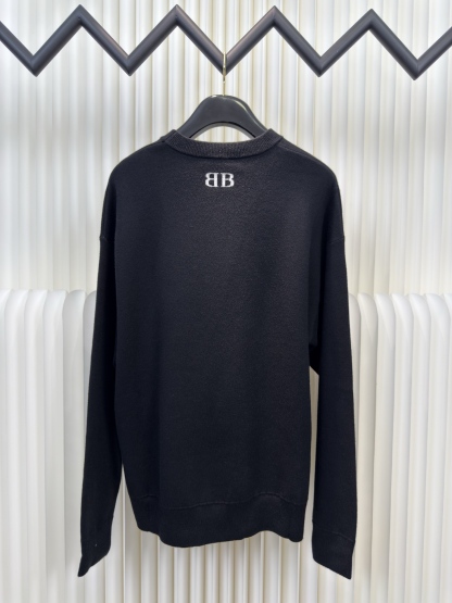 巴黎世家 Balenciaga 雙 B 提花針織長袖