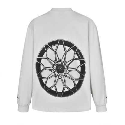 BLCG 25SS 藍寶堅尼賽車長袖（黑，白）