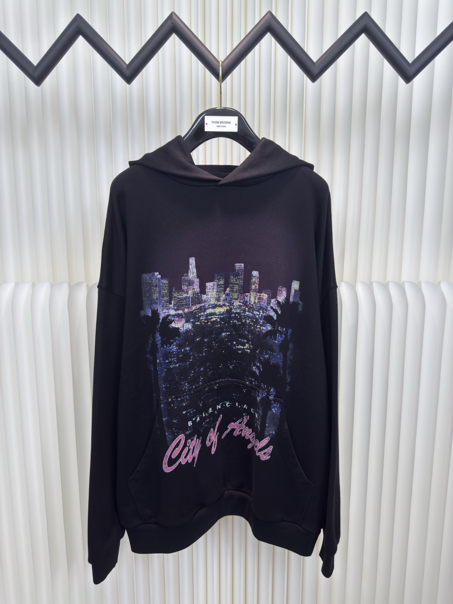 BLCG 巴黎世家 洛杉磯夜景帽衫