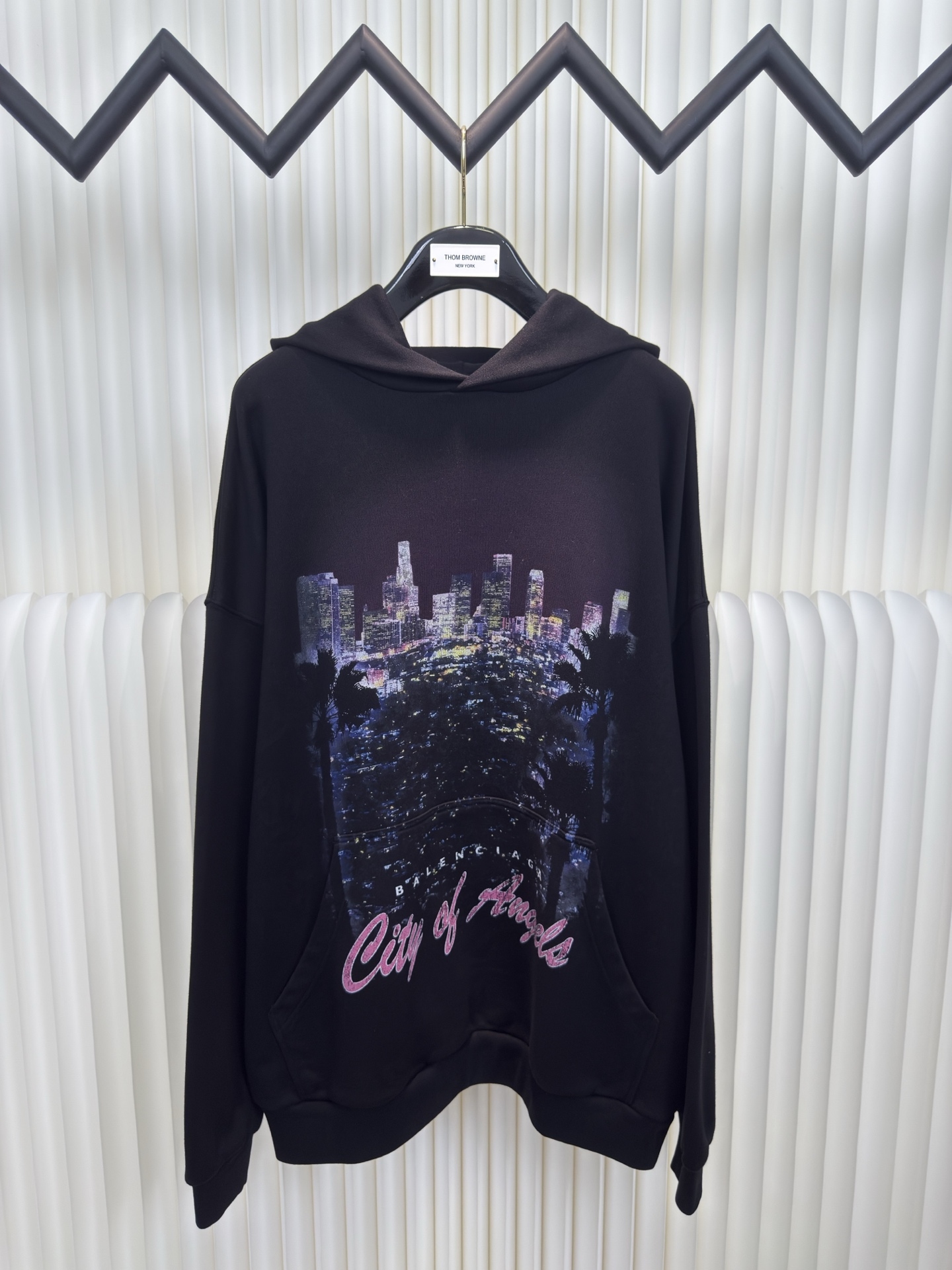 BLCG 巴黎世家 洛杉磯夜景帽衫