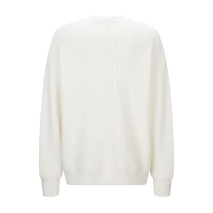 BLCG 巴黎袖臂徽標圓領毛衣