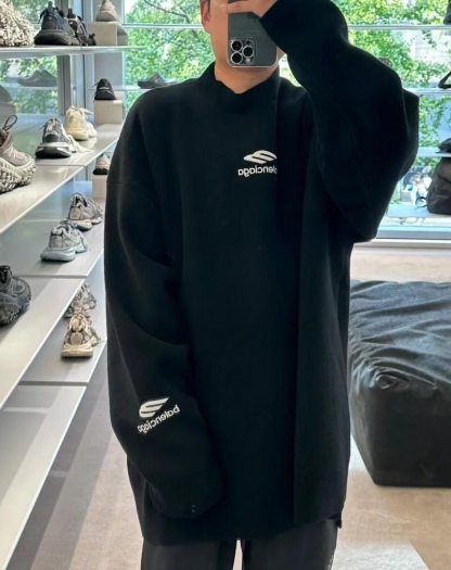 Balenciaga 滑雪系列 3B 刺繡毛衣