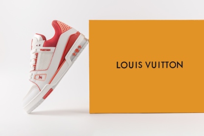 LOUIS VUITTON Trainer 荔枝紋系列 男女同款