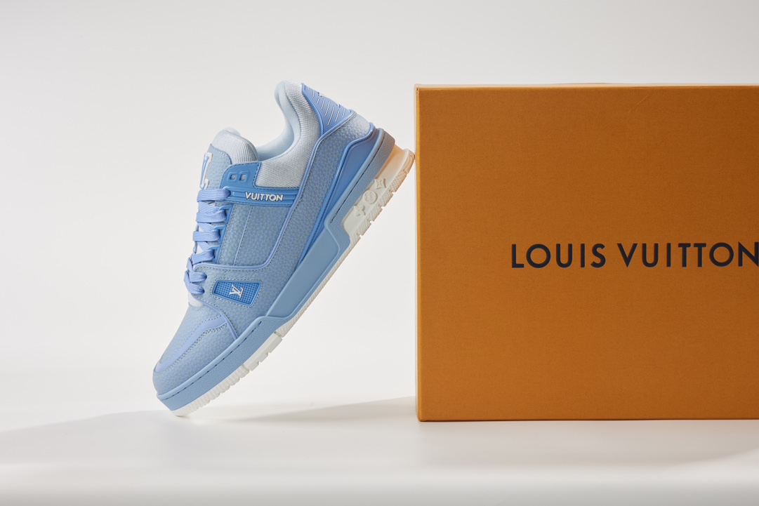 LOUIS VUITTON Trainer 荔枝紋系列 男女同款