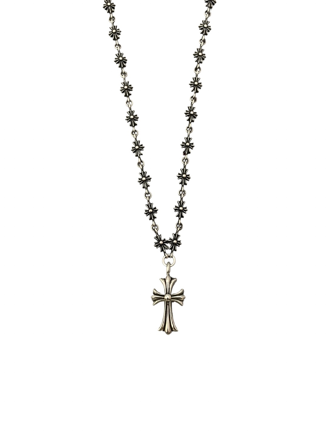 Chrome Hearts（克羅心）紅鋯石十字架套鏈