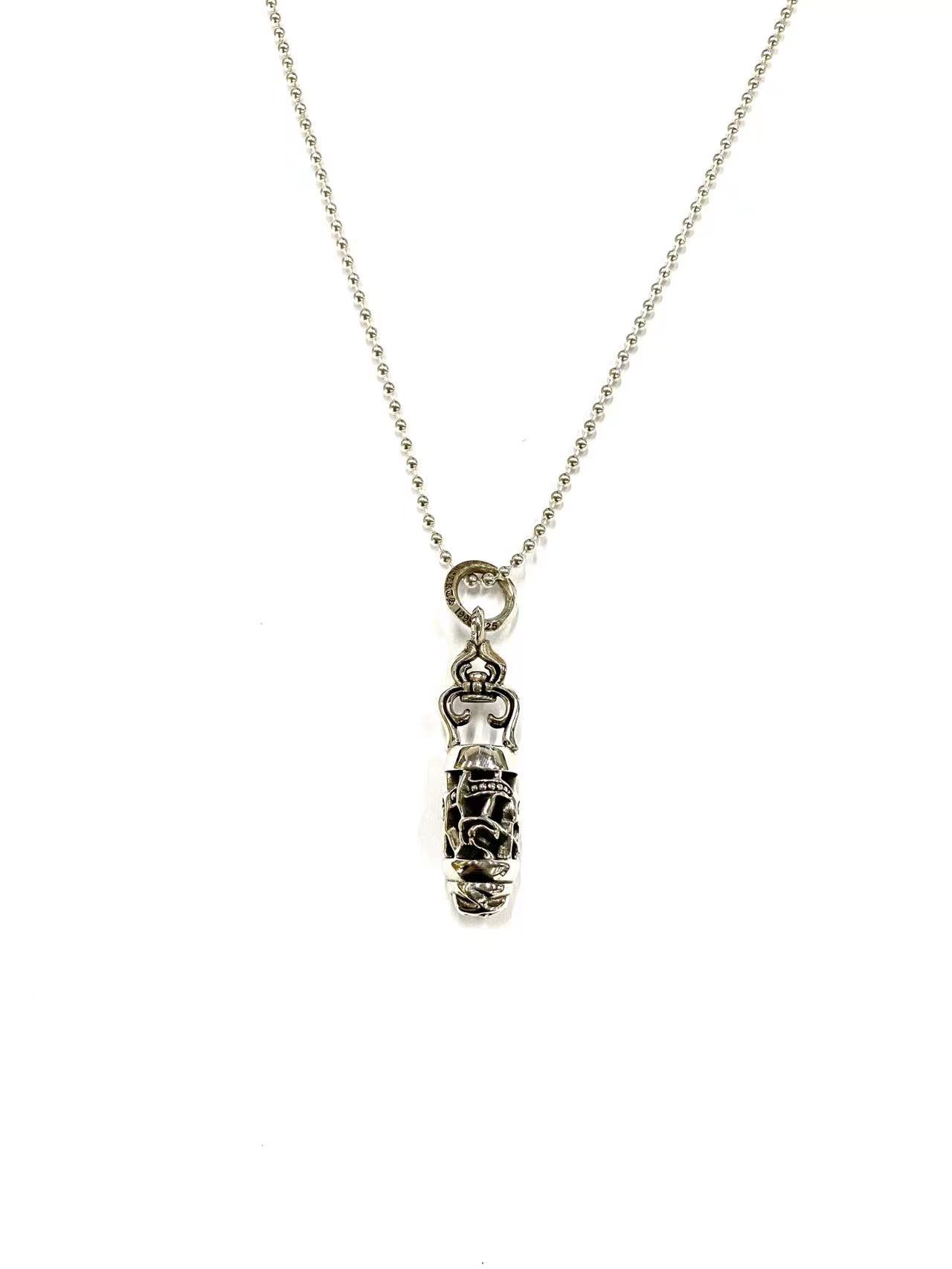 Chrome Hearts（克羅心）龍紋珠吊咀克羅心項鍊