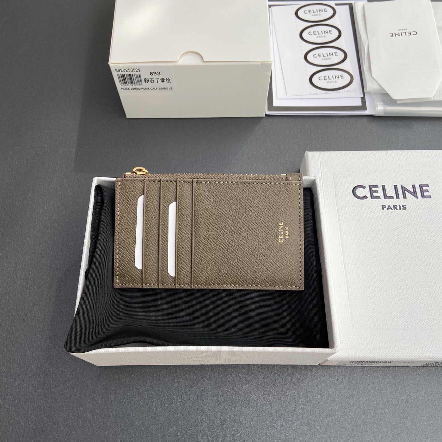 CELINE 拉鍊短款卡包